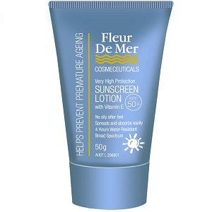 Fleur De Mer, Sunscreen SPF50+ Clear 50g
