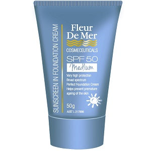 Fleur De Mer, Sunscreen SPF50+ Tinted 50G