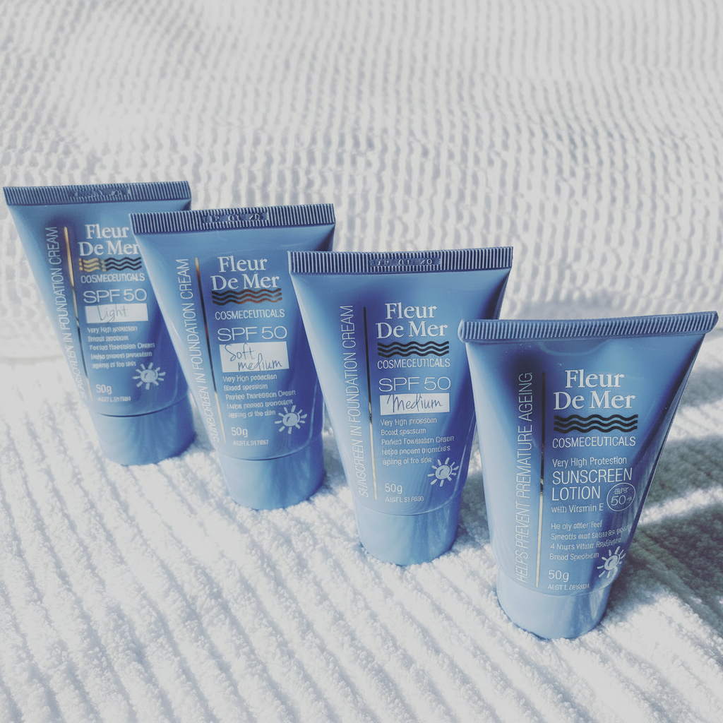 Fleur De Mer, Sunscreen SPF50+ Clear 50g